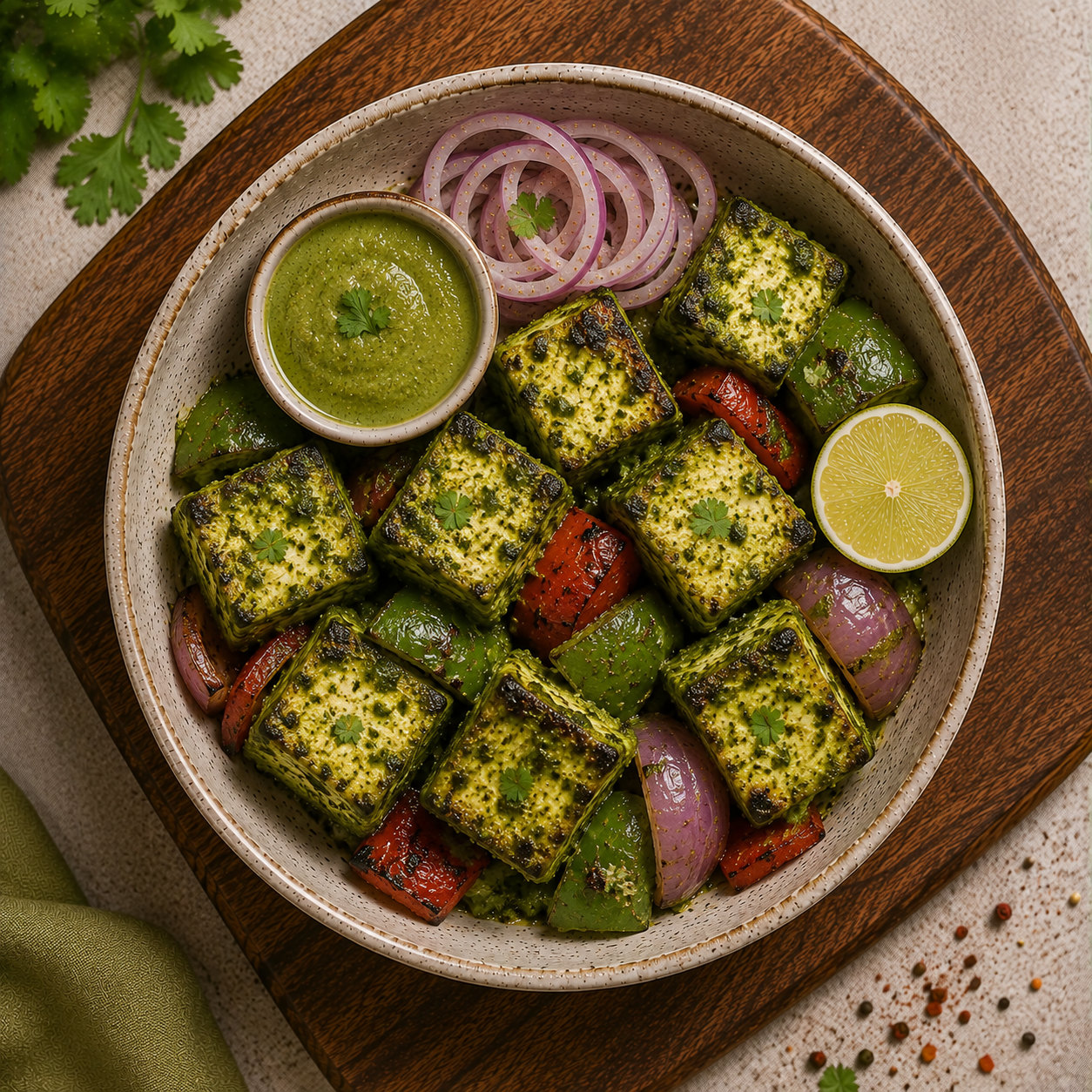 Hariyali Paneer Tikka